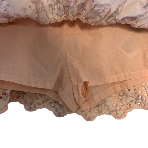 GAP x LoveShackFancy Pink Floral Eyelet Ruffle Skirt (Size 3T) - Picture 4 of 4